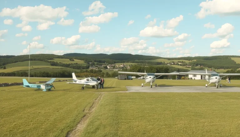 Aérodrome de Villefranche de Rouergue : guide complet de l&rsquo;aérodrome des Graves (LFCV)