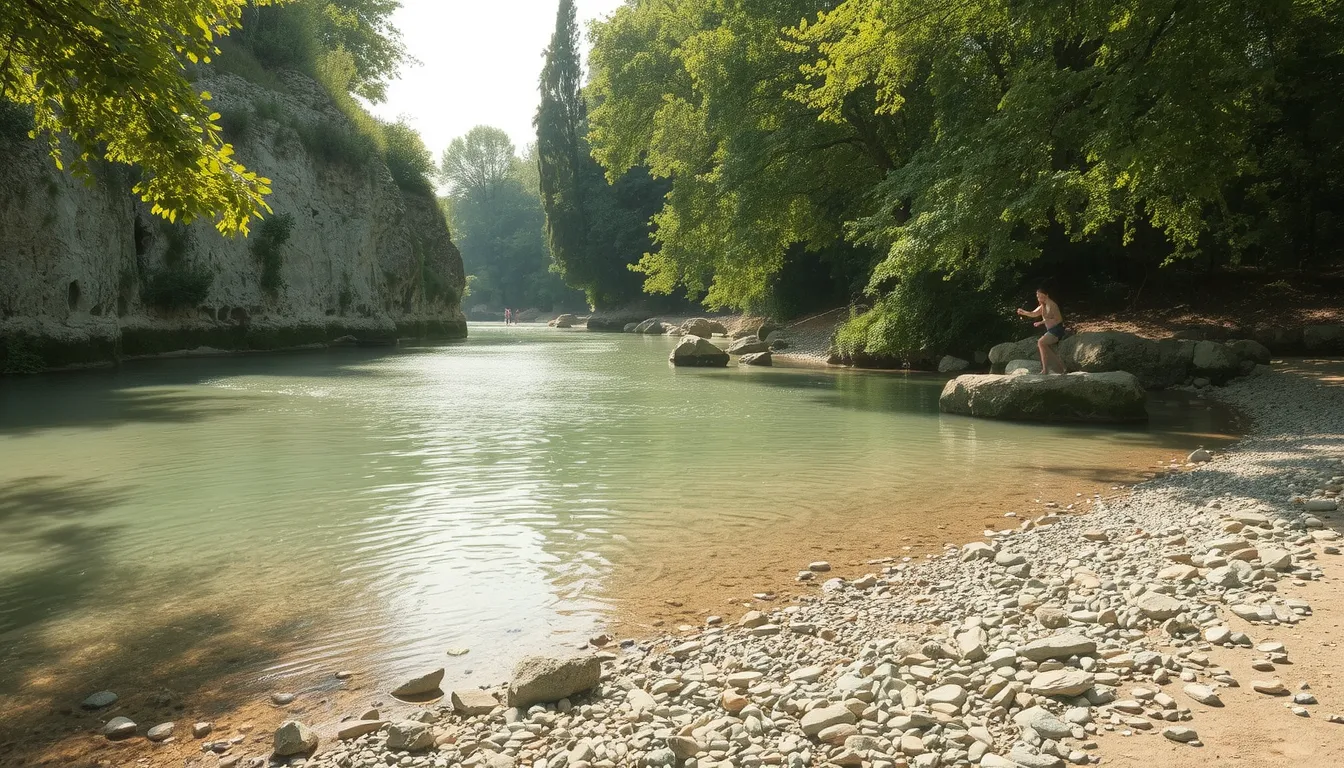 gorges de l'aveyron baignade